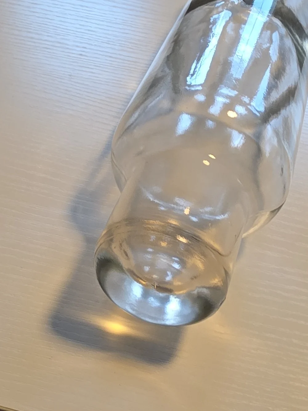 Vintage Clear Glass Rolling Pin
